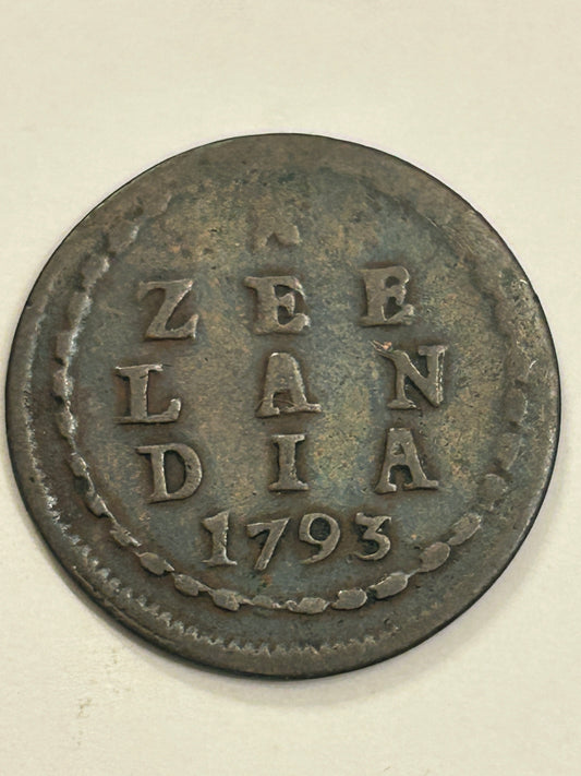 1793 NETHERLANDS 1 DUIT