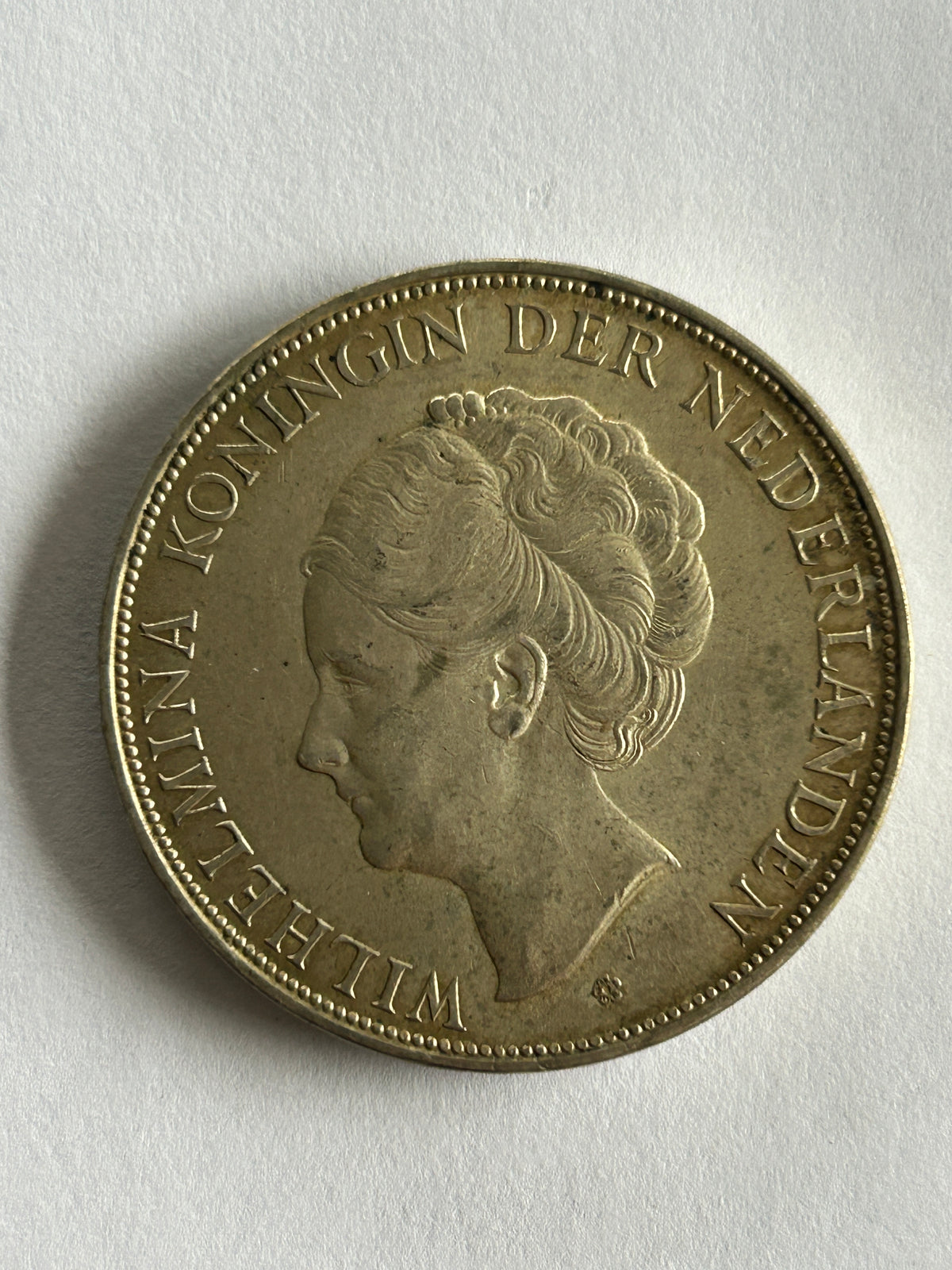1937 NETHERLANDS 2 1/2 GULDEN