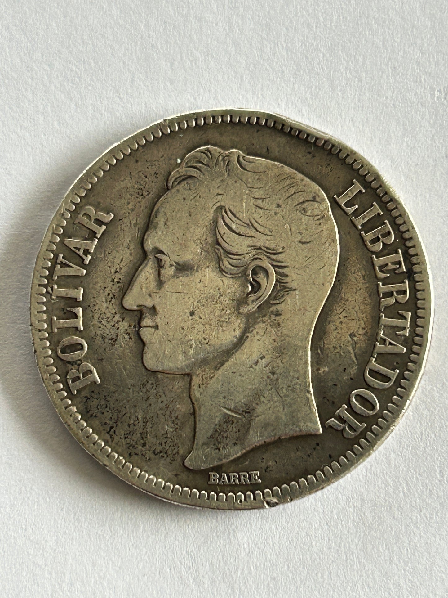 1924 VENEZUELA 1 BOLIVAR