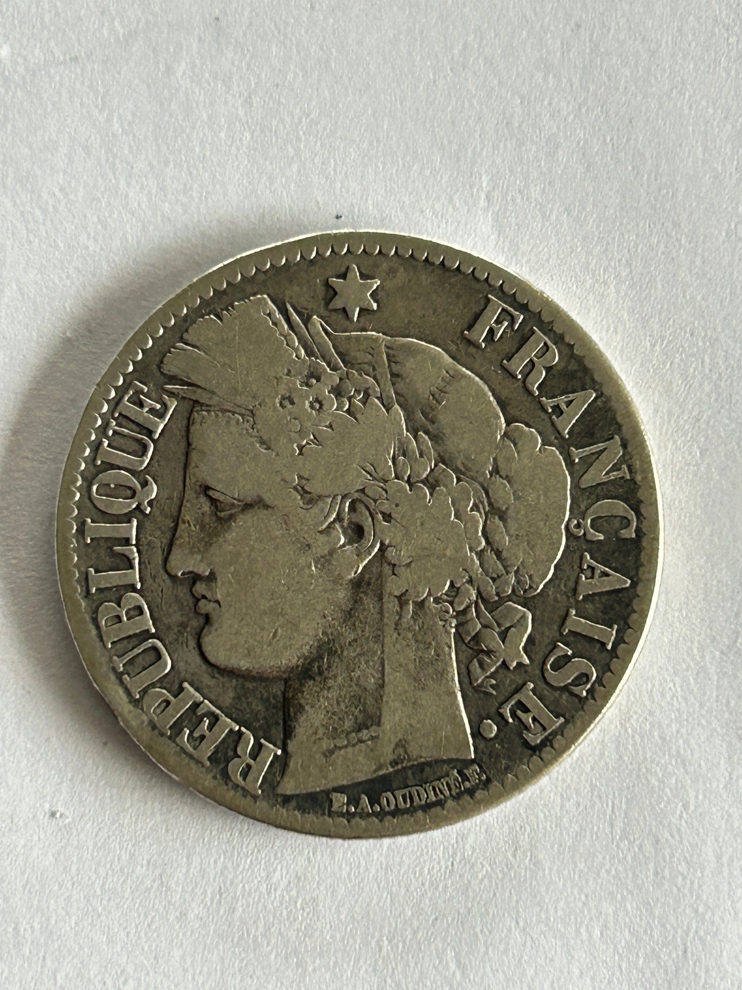 1871 2 Francs Third Republic