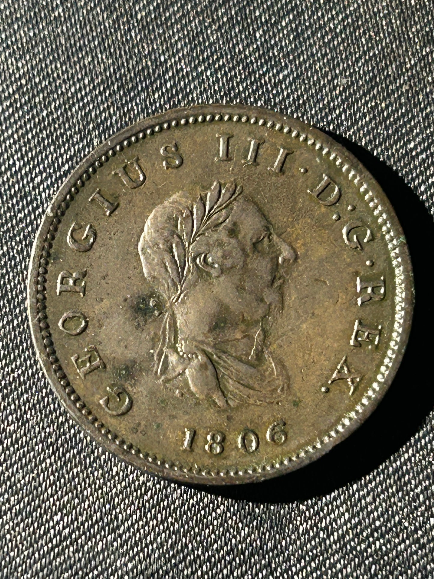 1806 George III Halfpenny