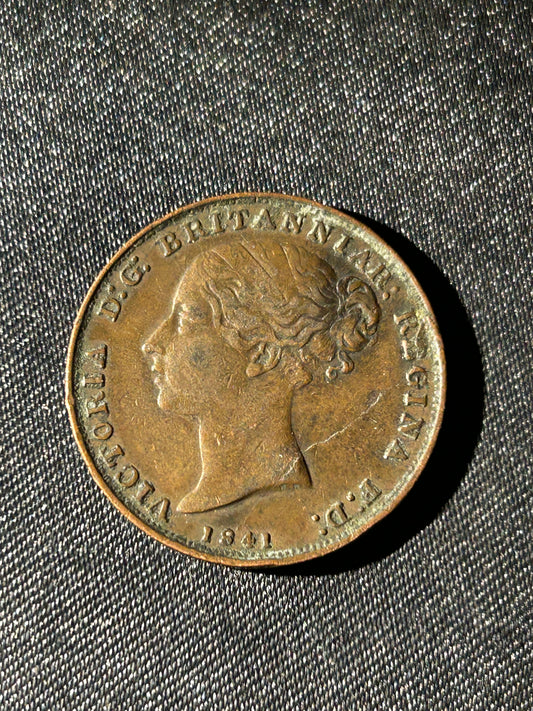 1841 Queen Victoria Jersey 1/26th Shilling