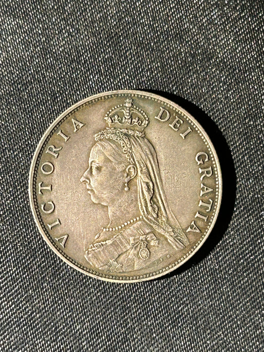 1887 Queen Victoria Jubilee Bust Florin